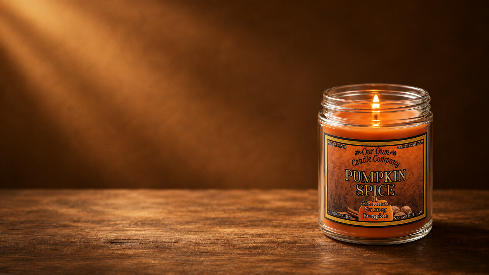 Pumpkin Spice Gold Series Candle