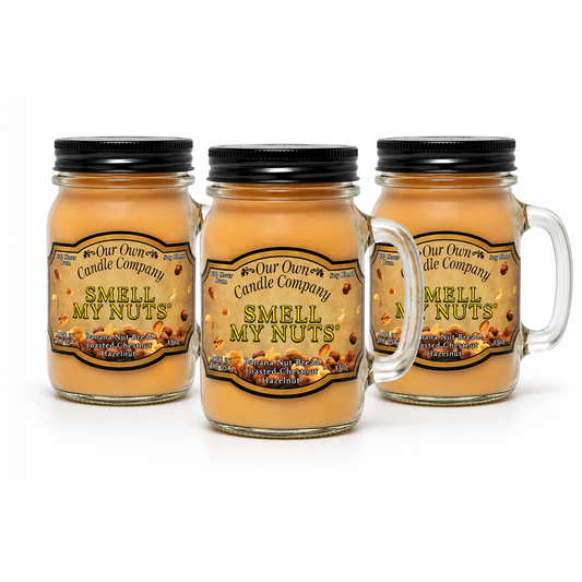 Smell My Nuts 3-Pack Mason Jar Candle Bundle